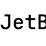 JetBrains Mono Slashed