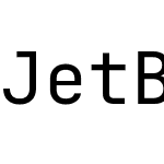 JetBrains Mono Slashed