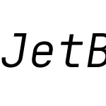 JetBrains Mono Slashed