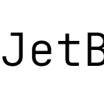 JetBrains Mono NL Slashed