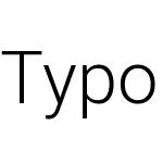 TypoPRO Roboto