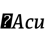 Acuta-BookItalic