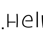 .Helvetica Neue Interface