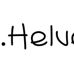 .Helvetica Neue Interface