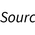 Sourcing Sans Pro