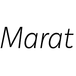Marat Sans Thin