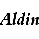 Aldine401BTBoldItalicW08-Rg