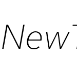 NewTransport-ThinItalic