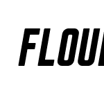 FlounderPro-BlackItalic