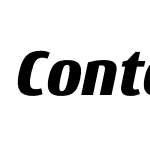 ContoNarrow-BlackItalic