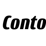 ContoCondensed-BlackItalic