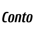 ContoCondensed-BoldItalic