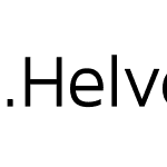 .Helvetica Light