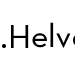 .Helvetica Neue Interface