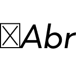 Abrade-Italic