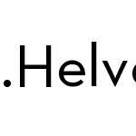 .Helvetica Neue Interface