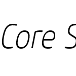 Core Sans M 27 Cond Thin