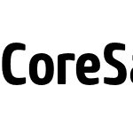 Core Sans M 67 Condensed