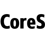 Core Sans N 77 Cond Extrabold