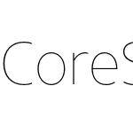 Core Sans N 15 Thin