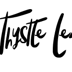 Thystle Leaf Font