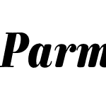 Parmigiano Text Pro Blk