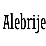 AlebrijeCondensedMedium