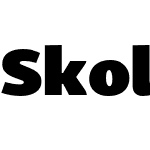 Skolar Sans Pro Ext Black