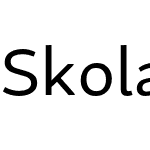 Skolar Sans Pro Ext Roman