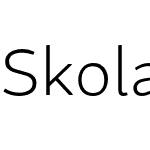 Skolar Sans Pro Ext Light