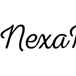 Nexa Rust Script T 00