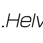 .Helvetica Neue Interface