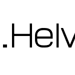 .Helvetica Neue Interface