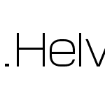 .Helvetica Neue Interface