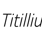 TitilliumText