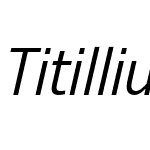 TitilliumText