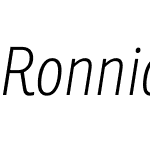 RonniaW02-CondThinItalic