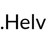 .Helvetica Neue Interface