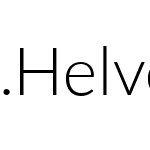 .Helvetica NeueUI