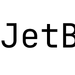 JetBrains Mono Slashed