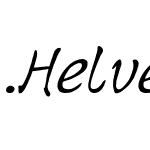 .Helvetica Neue Interface