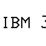 IBM 3270 Condensed