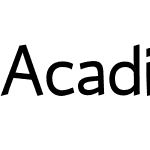 Acadia Regular