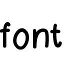 font