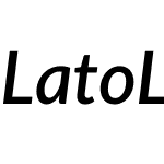 LatoLatin Semibold