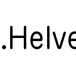 .Helvetica Neue Interface