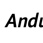 AndulkaSansMedium-Italic