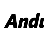 AndulkaSansMedium-BoldItalic