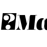 MastadoniG1-Italic