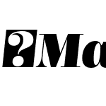 MastadoniG4-Italic